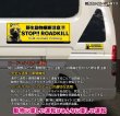 画像3: 【 STOP！ROADKILL 】横型マグネットステッカー★タヌキ (3)