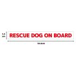 画像2: 【 RESCUE DOG ON BOARD 】マグネットステッカー W500 (2)